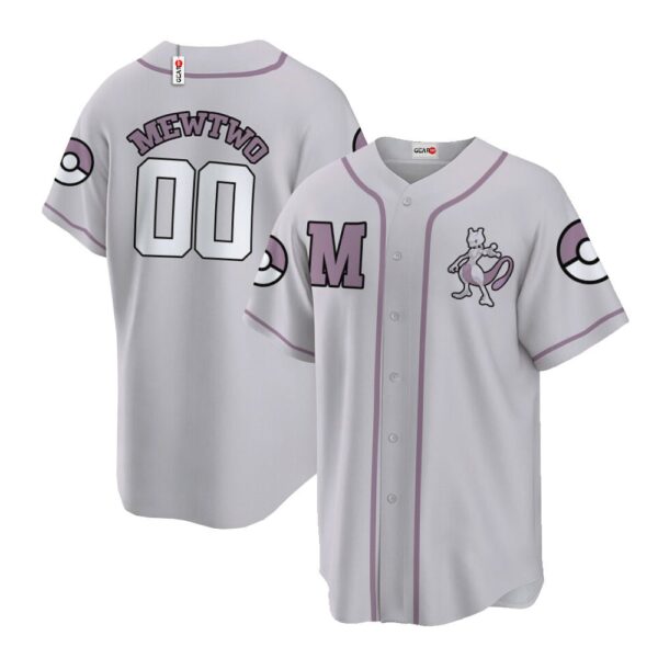 Mewtwo Baseball Jersey Personalized Edition