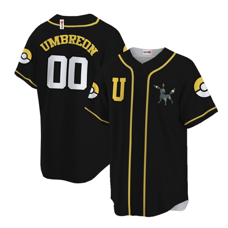 Umbreon Baseball Jersey Personalized Edition
