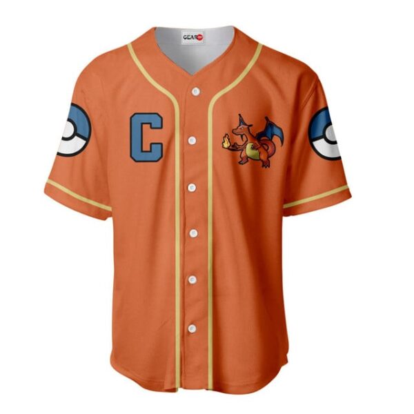 Charizard Baseball Jersey Personalized Edition