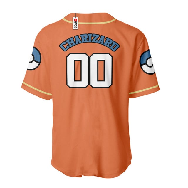Charizard Baseball Jersey Personalized Edition