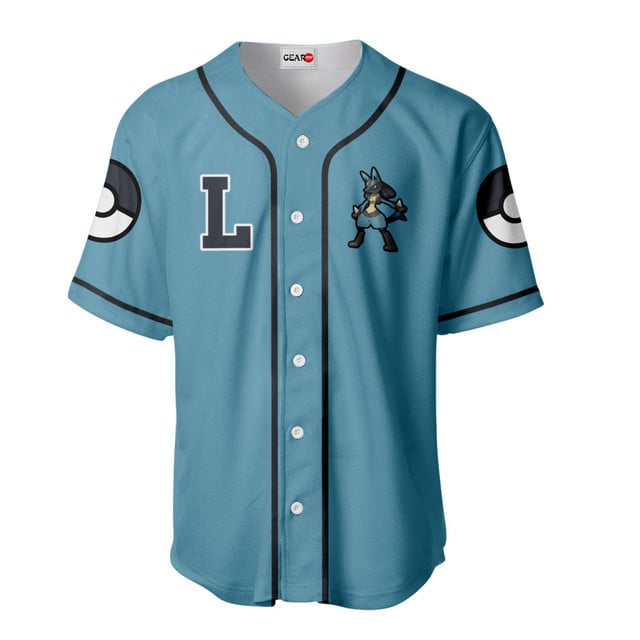 Lucario Baseball Jersey Personalized Edition