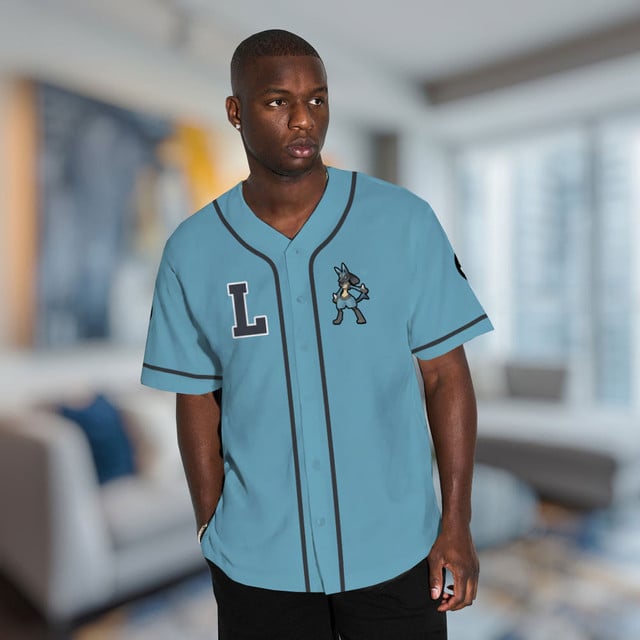 Lucario Baseball Jersey Personalized Edition
