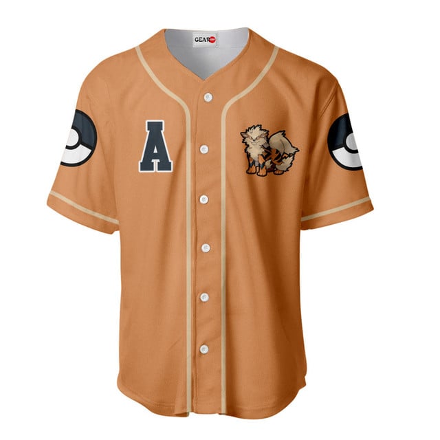 Arcanine Baseball Jersey Personalized Edition