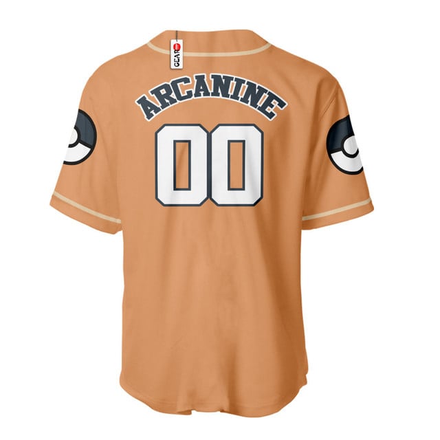 Arcanine Baseball Jersey Personalized Edition