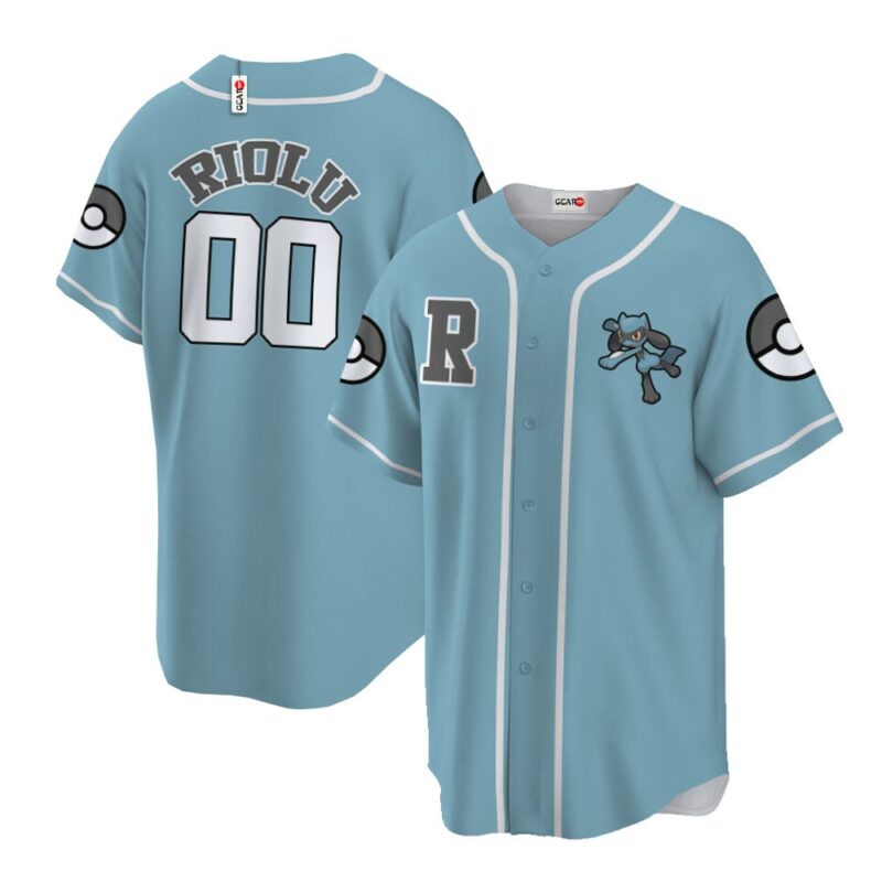 Riolu Baseball Jersey Personalized Edition