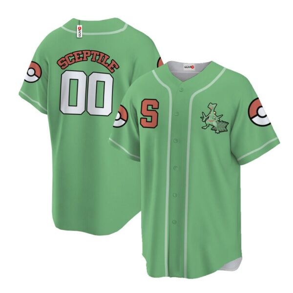 Sceptile Baseball Jersey Personalized Edition