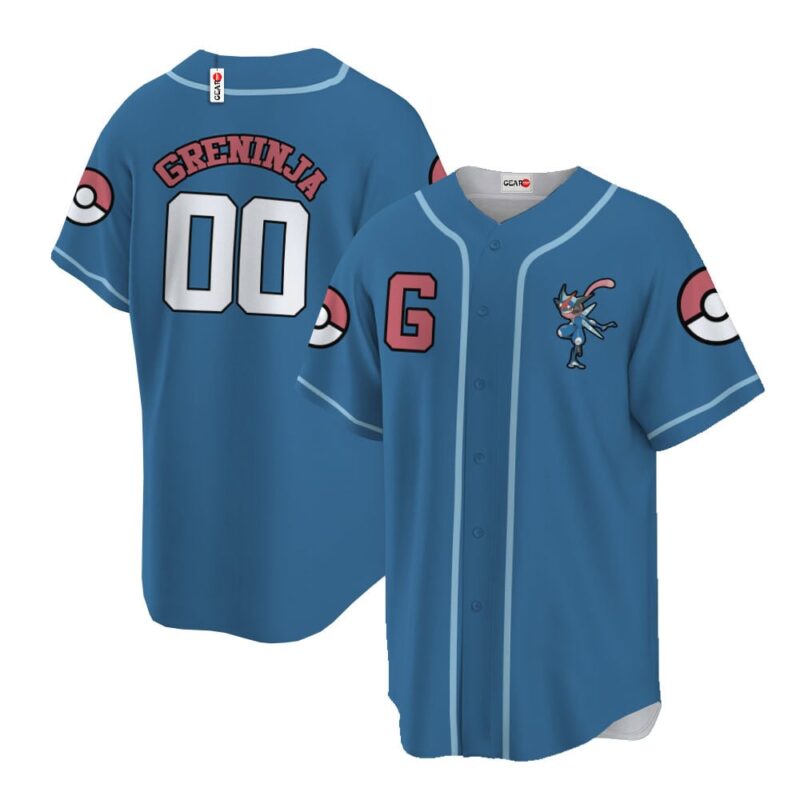 Greninja Baseball Jersey Personalized Edition