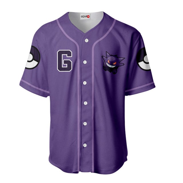 Gengar Baseball Jersey Personalized Edition