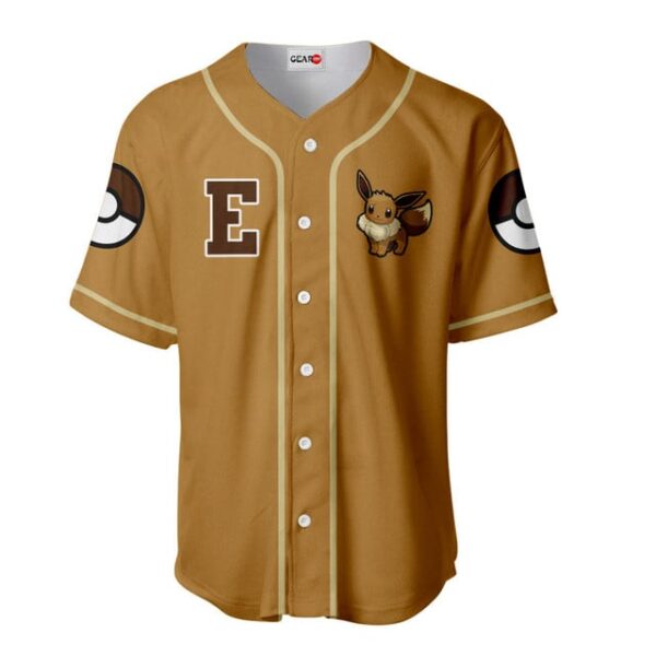 Eevee Baseball Jersey Personalized Edition