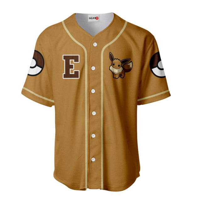 Eevee Baseball Jersey Personalized Edition