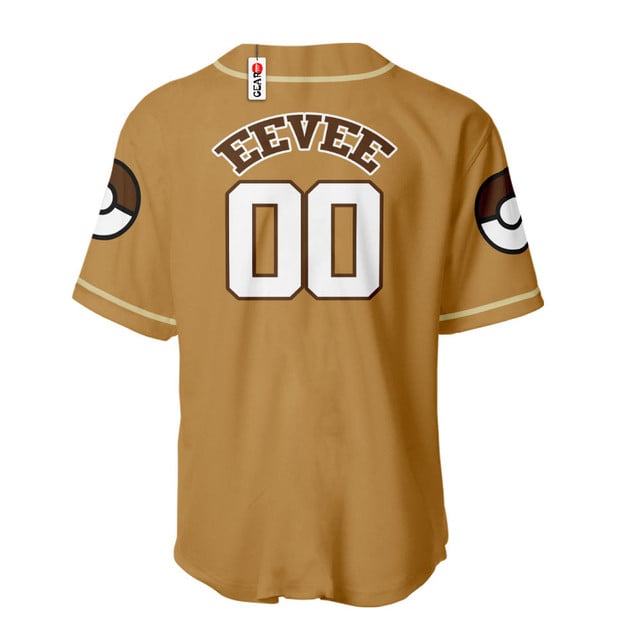 Eevee Baseball Jersey Personalized Edition