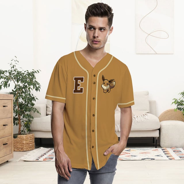 Eevee Baseball Jersey Personalized Edition