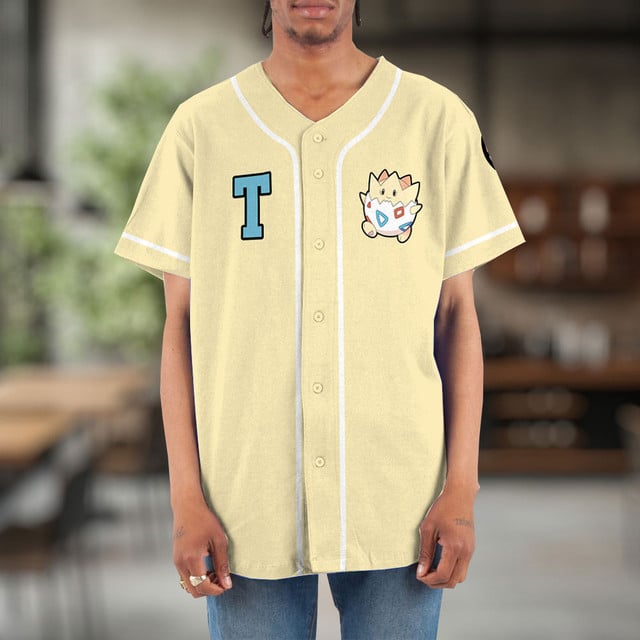 Togepi Baseball Jersey Personalized Edition
