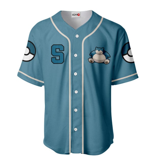 Snorlax Baseball Jersey Personalized Edition