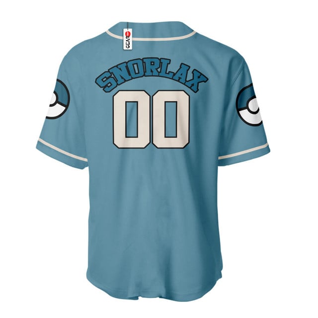 Snorlax Baseball Jersey Personalized Edition