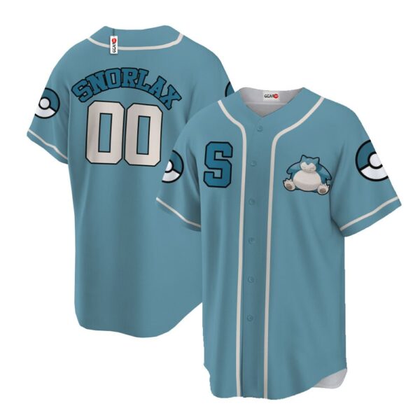 Snorlax Baseball Jersey Personalized Edition