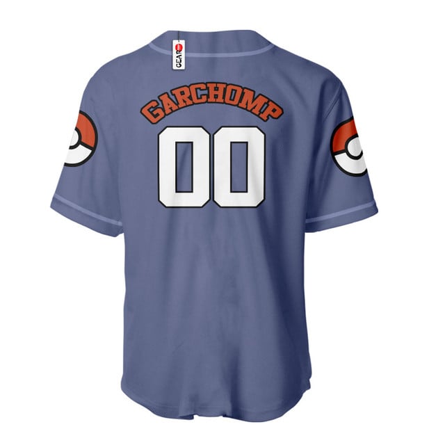 Garchomp Baseball Jersey Personalized Edition