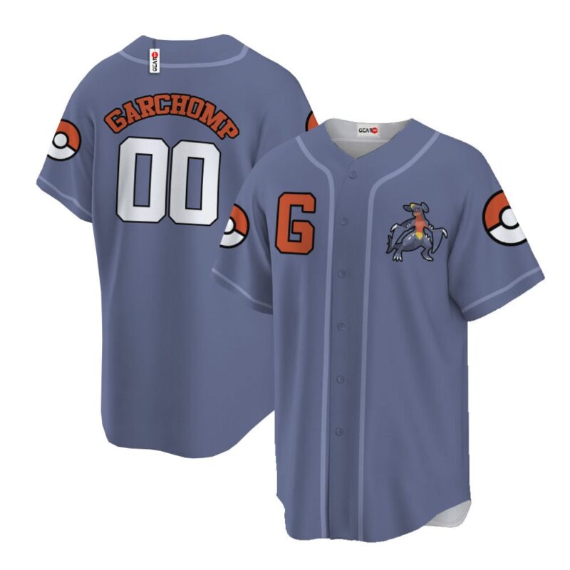 Garchomp Baseball Jersey Personalized Edition
