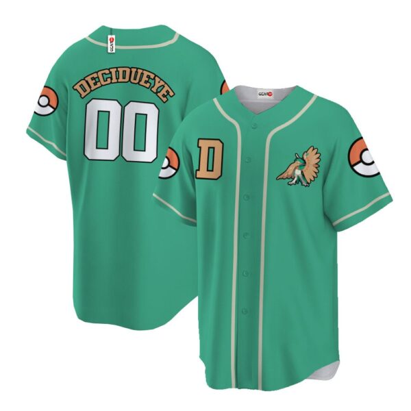 Decidueye Baseball Jersey Personalized Edition
