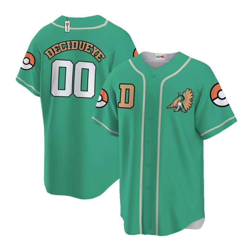 Decidueye Baseball Jersey Personalized Edition