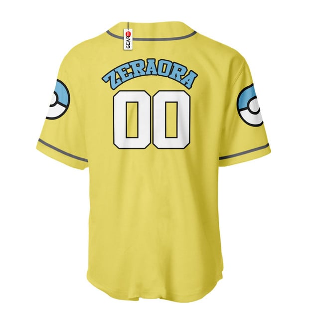 Zeraora Baseball Jersey Personalized Edition