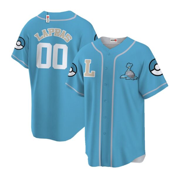 Lapras Baseball Jersey Personalized Edition