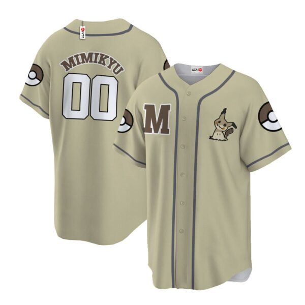 Mimikyu Baseball Jersey Personalized Edition