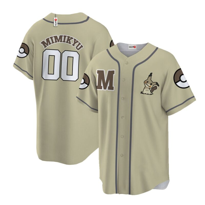 Mimikyu Baseball Jersey Personalized Edition