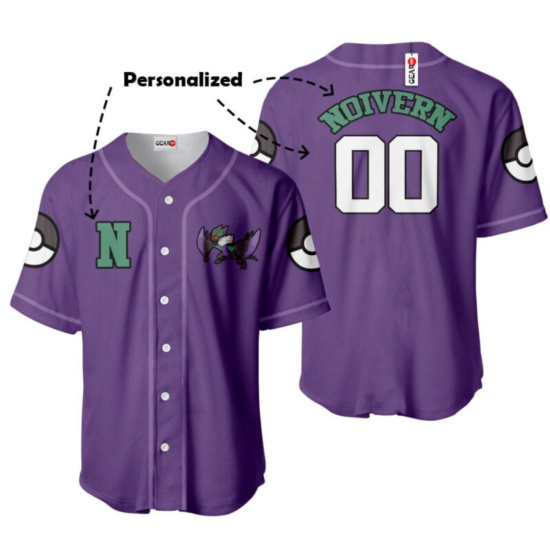 Noivern Baseball Jersey Personalized Edition