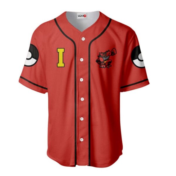 Incineroar Baseball Jersey Personalized Edition