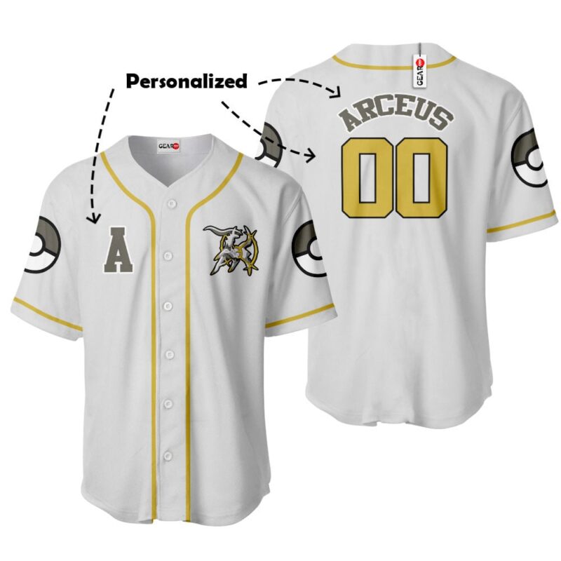 Arceus Baseball Jersey Personalized Edition
