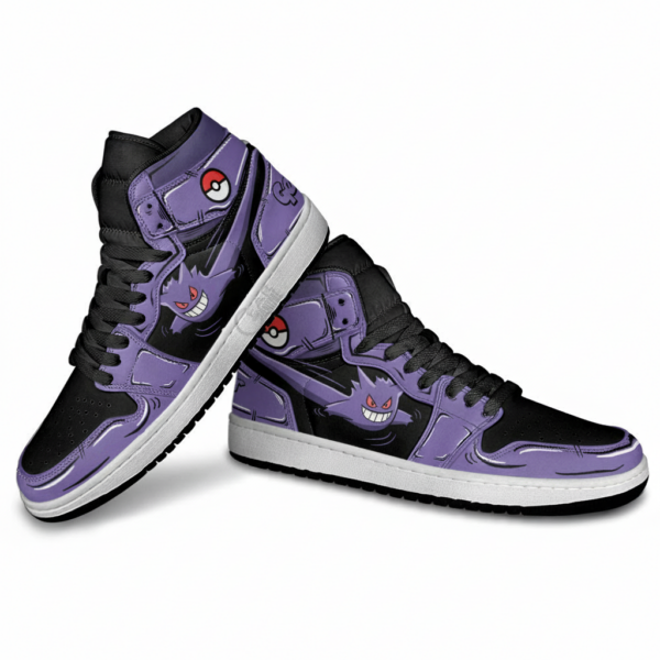 Gengar High-Top Leather Sneakers