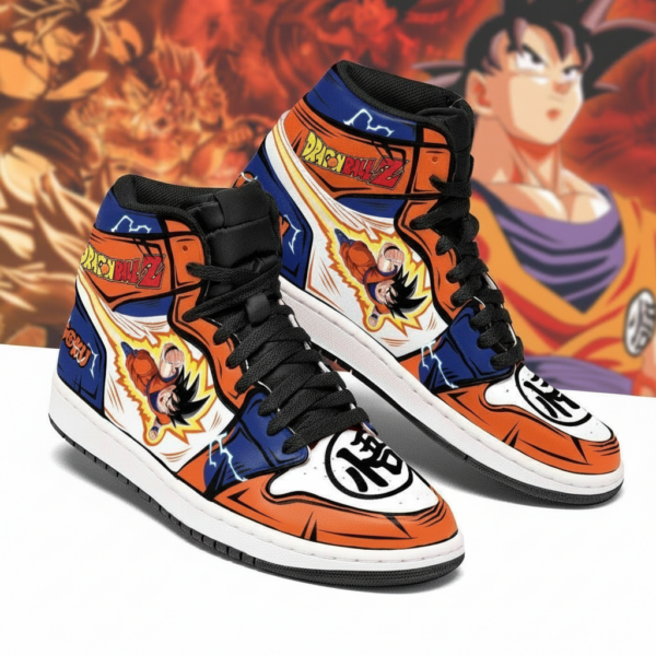 Goku Flying High-Top Leather Sneakers