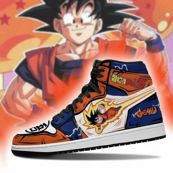 Goku Flying High-Top Leather Sneakers