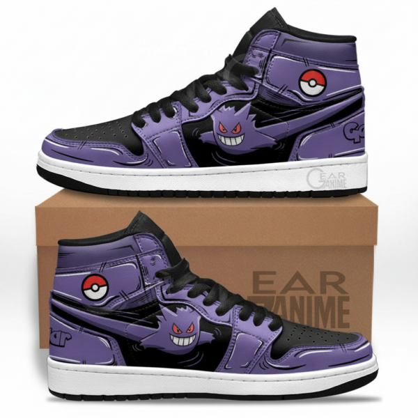 Gengar High-Top Leather Sneakers