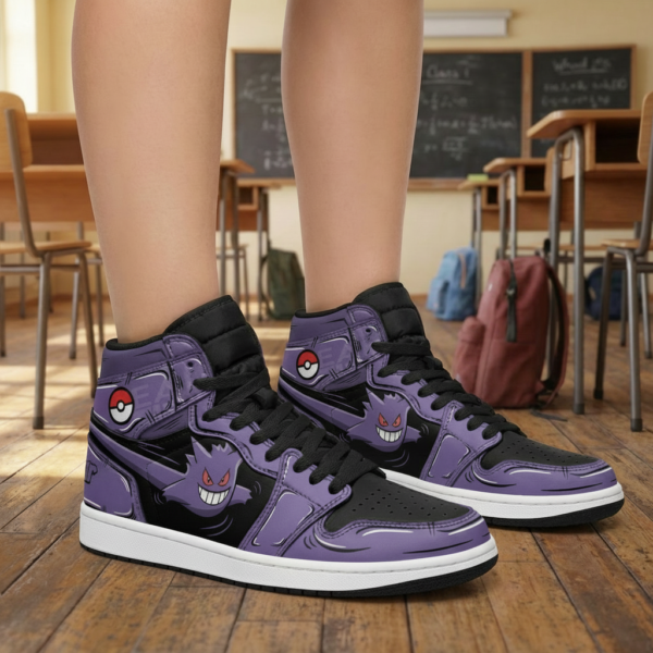Gengar High-Top Leather Sneakers
