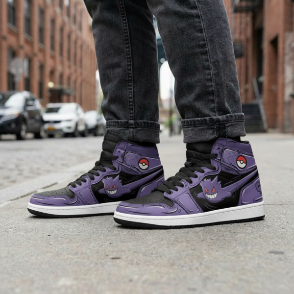 Gengar High-Top Leather Sneakers