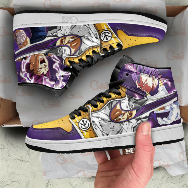 Dragon Ball Super Vegeta Ultra Ego High-Top Leather Sneakers