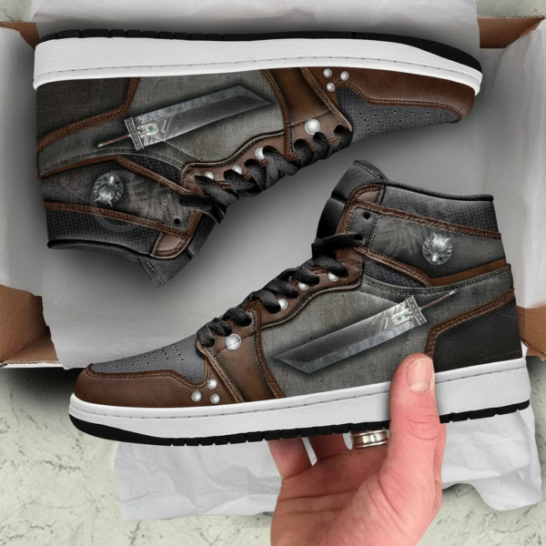 FFVII Cloud Buster Sword High-Top Leather Sneakers