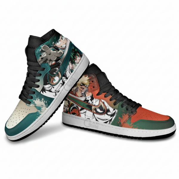 BakuDeku High-Top Leather Sneakers