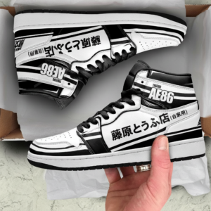Initial D Style AE86 Fujiwara Tofu Shop Anime Racing Shoes - Streetwear Kicks