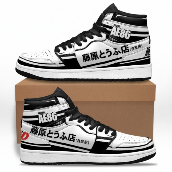 Initial D Style AE86 Fujiwara Tofu Shop Anime Racing Shoes – Streetwear Kicks