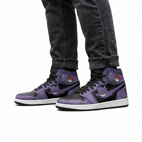 Gengar High-Top Leather Sneakers