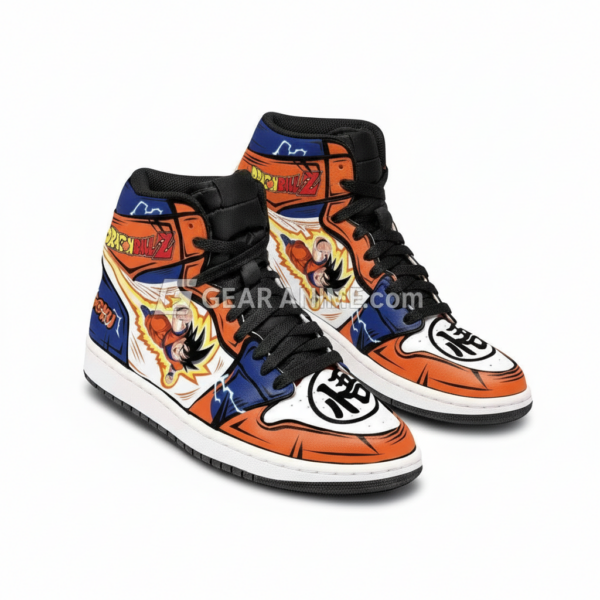 Goku Flying High-Top Leather Sneakers