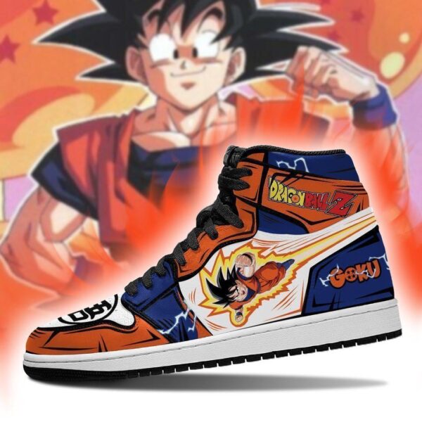 Goku Flying High-Top Leather Sneakers