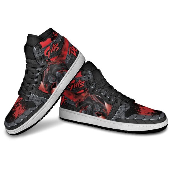 Berserk Shoes Guts High-Top Leather Sneakers Custom Berserker Armor