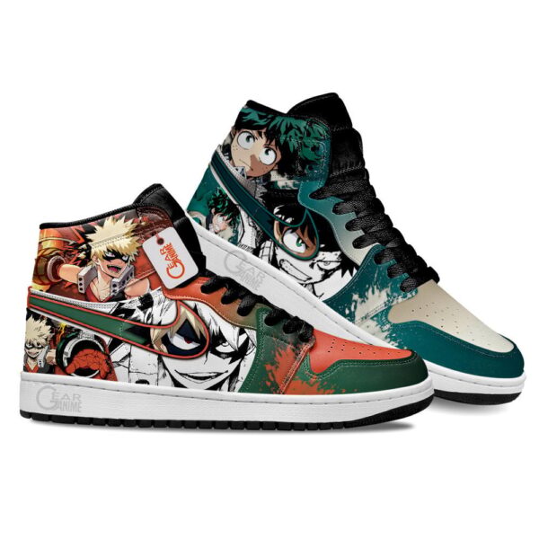BakuDeku High-Top Leather Sneakers
