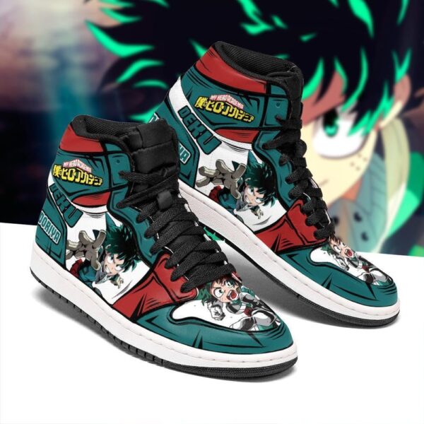 Deku Izuku High-Top Leather Sneakers Smash