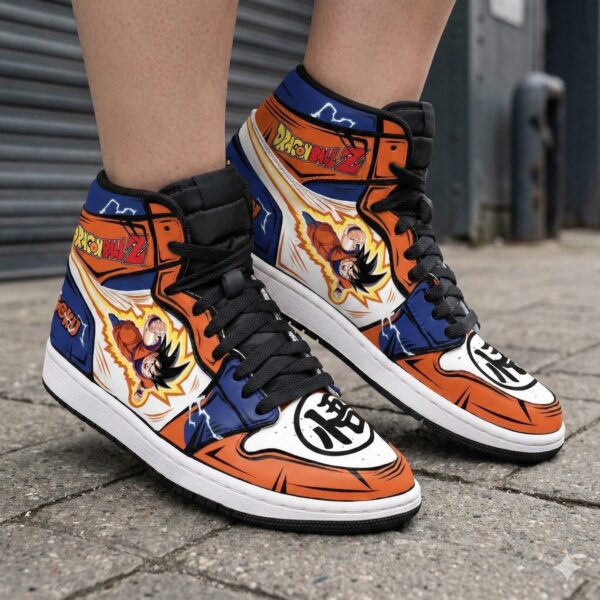 Goku Flying High-Top Leather Sneakers