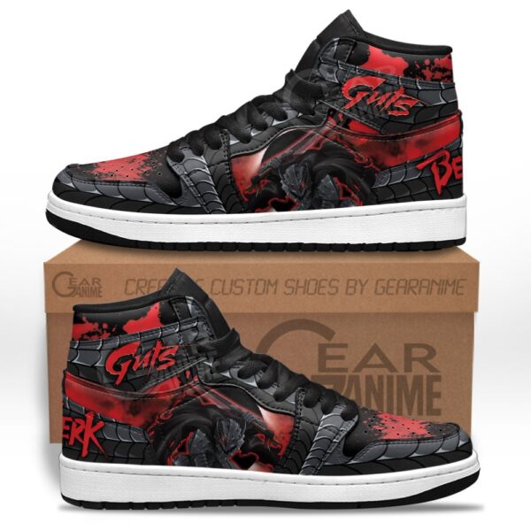 Berserk Shoes Guts High-Top Leather Sneakers Custom Berserker Armor
